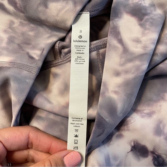 EUC Lululemon Align Leggings 23” Diamond Dye - Picture 5 of 9